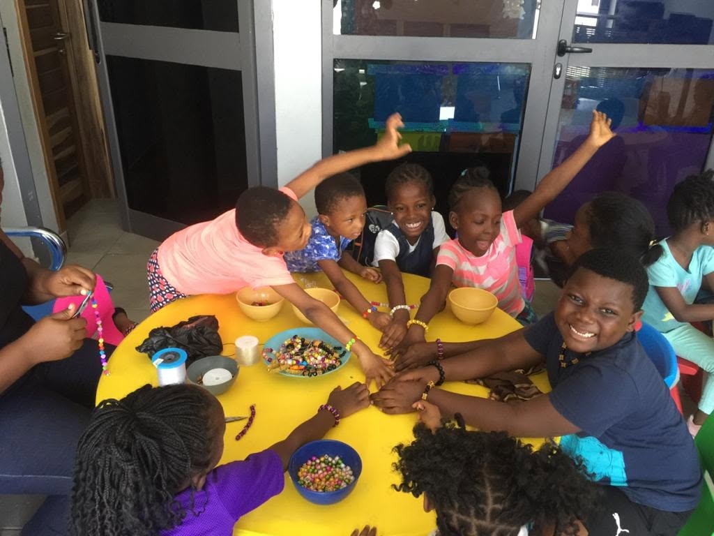 Pupils doing an activity lesson