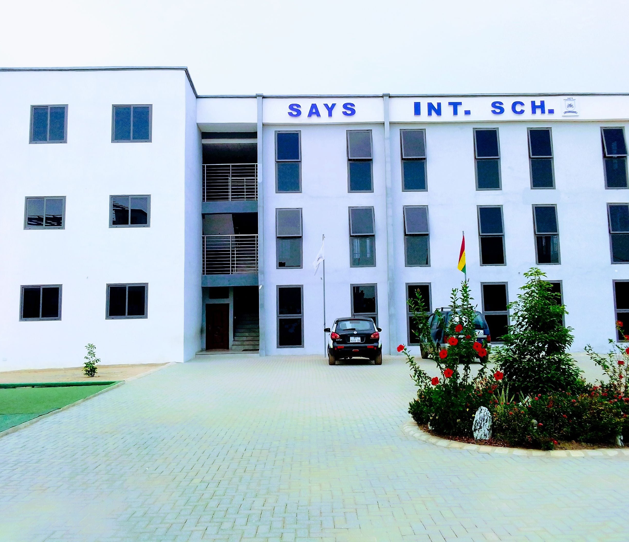 Says International School building
